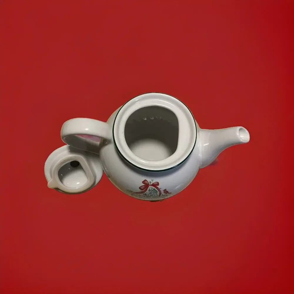 Corelle Coordinates Stoneware Holiday Tea Pot